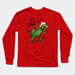 Christmas Rawr Rawr Rawr Long Sleeve T-Shirt